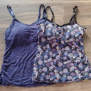 Clip down nursing cami tank